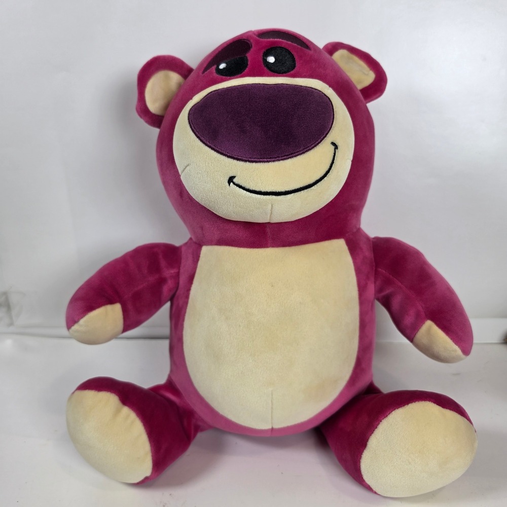 Disney Pixar Toy Story Lotso Weighted Plush Strawberry Bear 14in Just Play